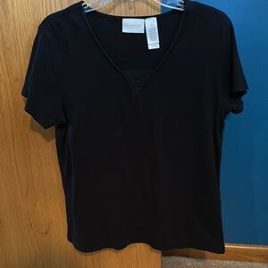 Black V-Neck T-Shirt